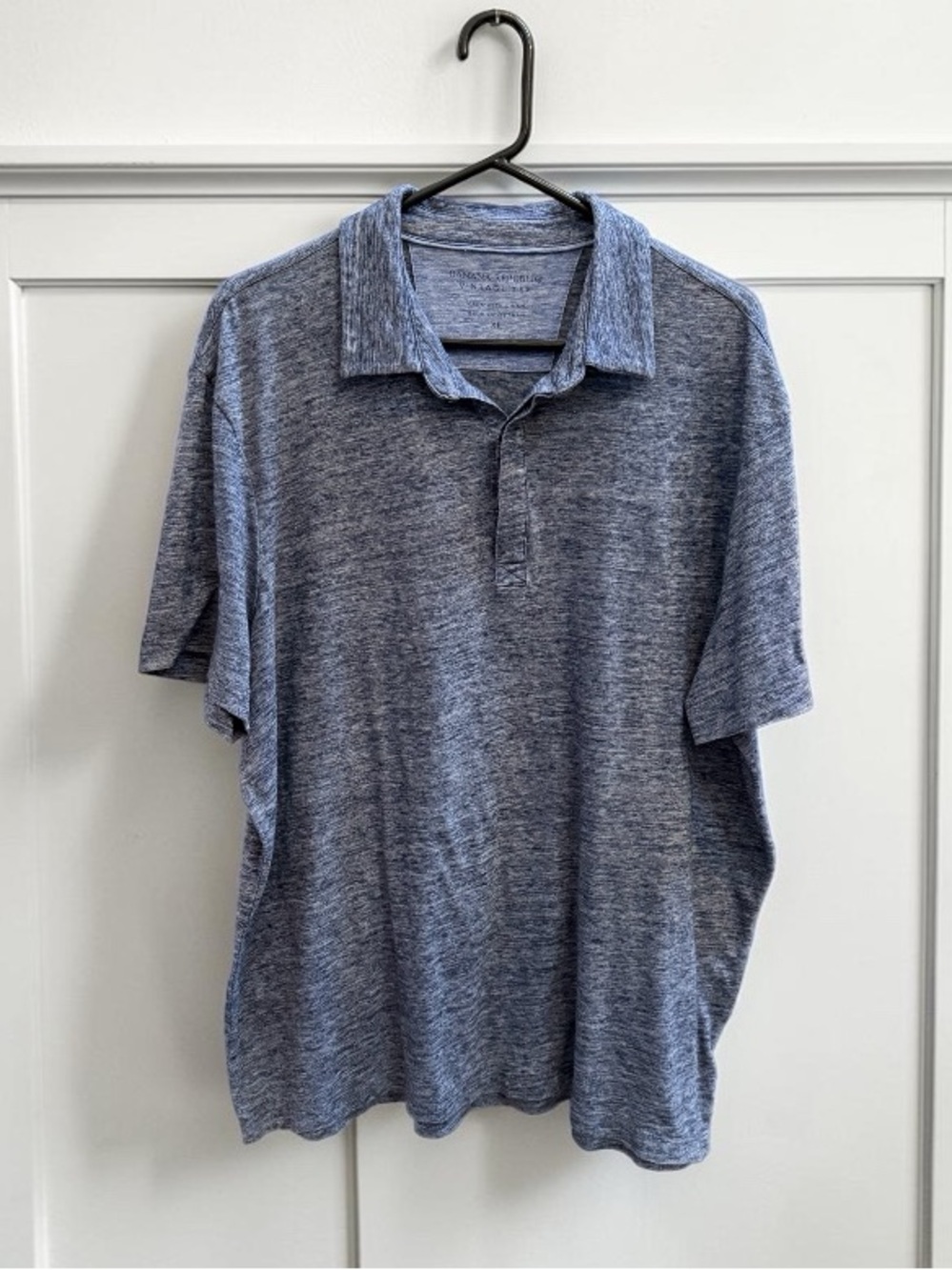 Banana Republic Blue Heather Polo